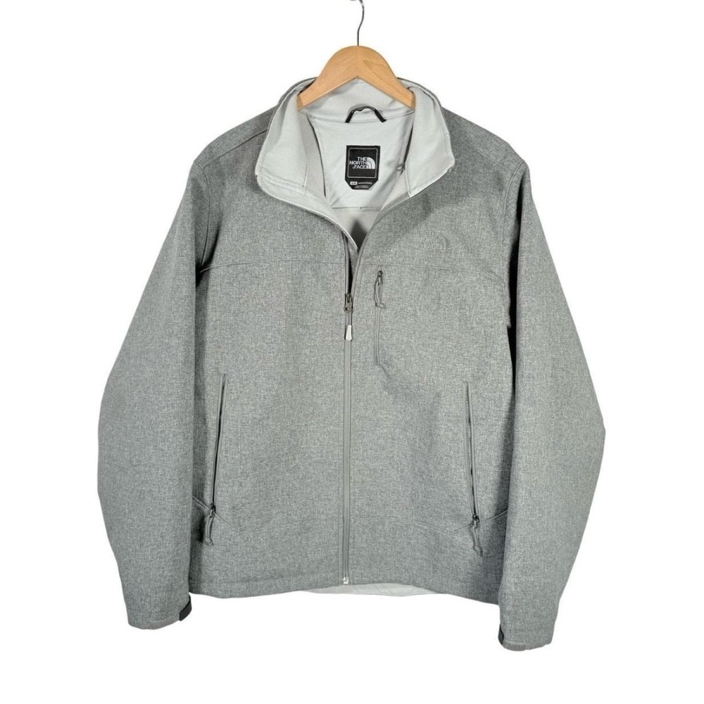 Large North Face Men's Light Gray Performance Jacket